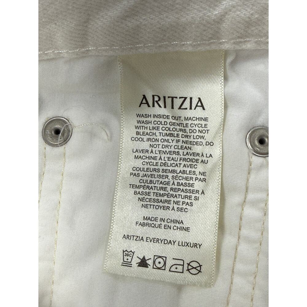 Denim Forum The '90s Vintage Cut-Off Shorts Sz 26 from Aritzia white high rise - Picture 4 of 16